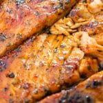 honey sriracha salmon.