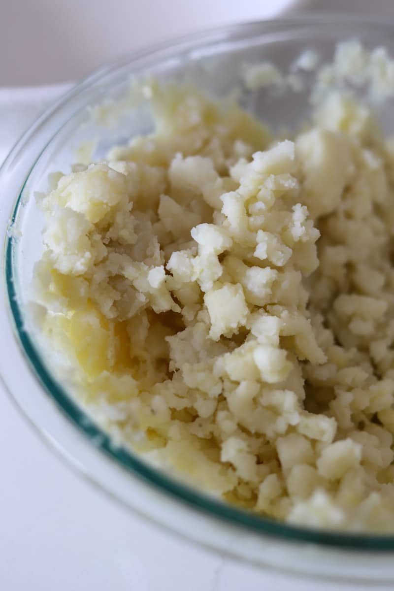 mashed potatoes in a bowl