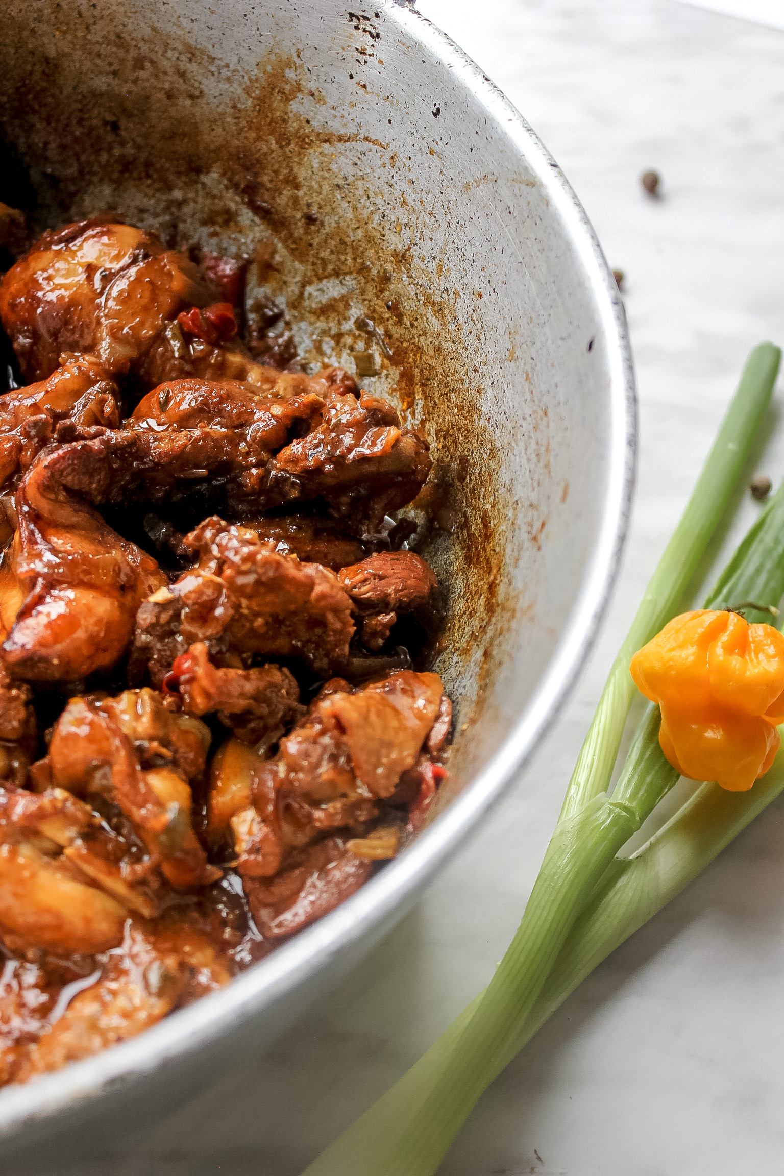 Jamaican Brown Stew Chicken The Seasoned Skillet