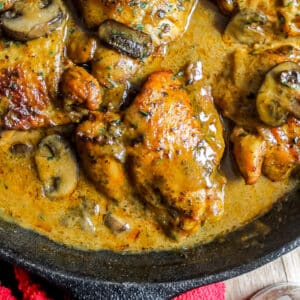 mushroom chicken.