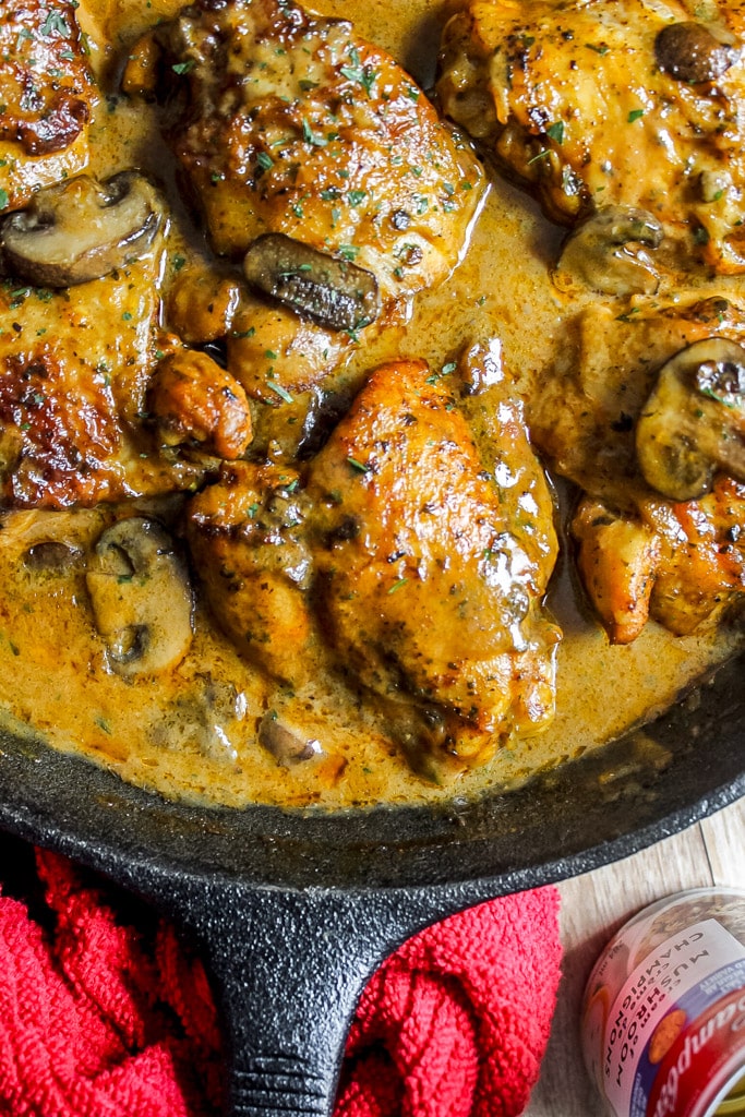 Creamy Mushroom Chicken - The Seasoned Skillet