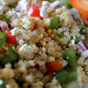 Vegetable & Quinoa Salad w/ Herb & Olive Oil Dressing