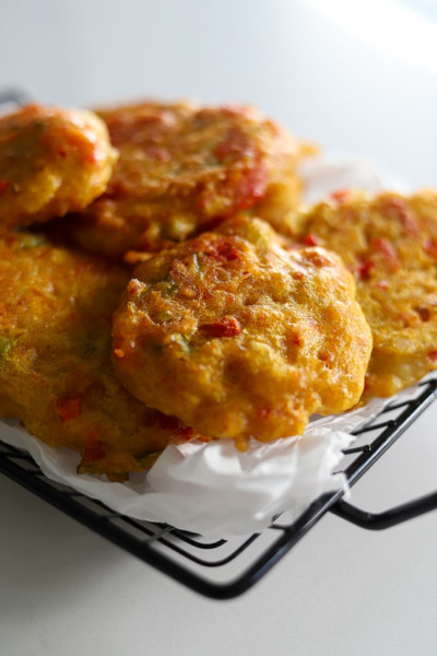 Jamaican Saltfish Fritters - The Seasoned Skillet