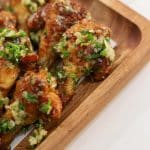 garlic parmesan wings.