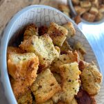 Herb & Garlic Homemade Croutons