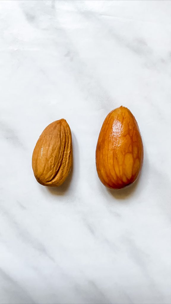 Dried vs. Soaked Almond Nut