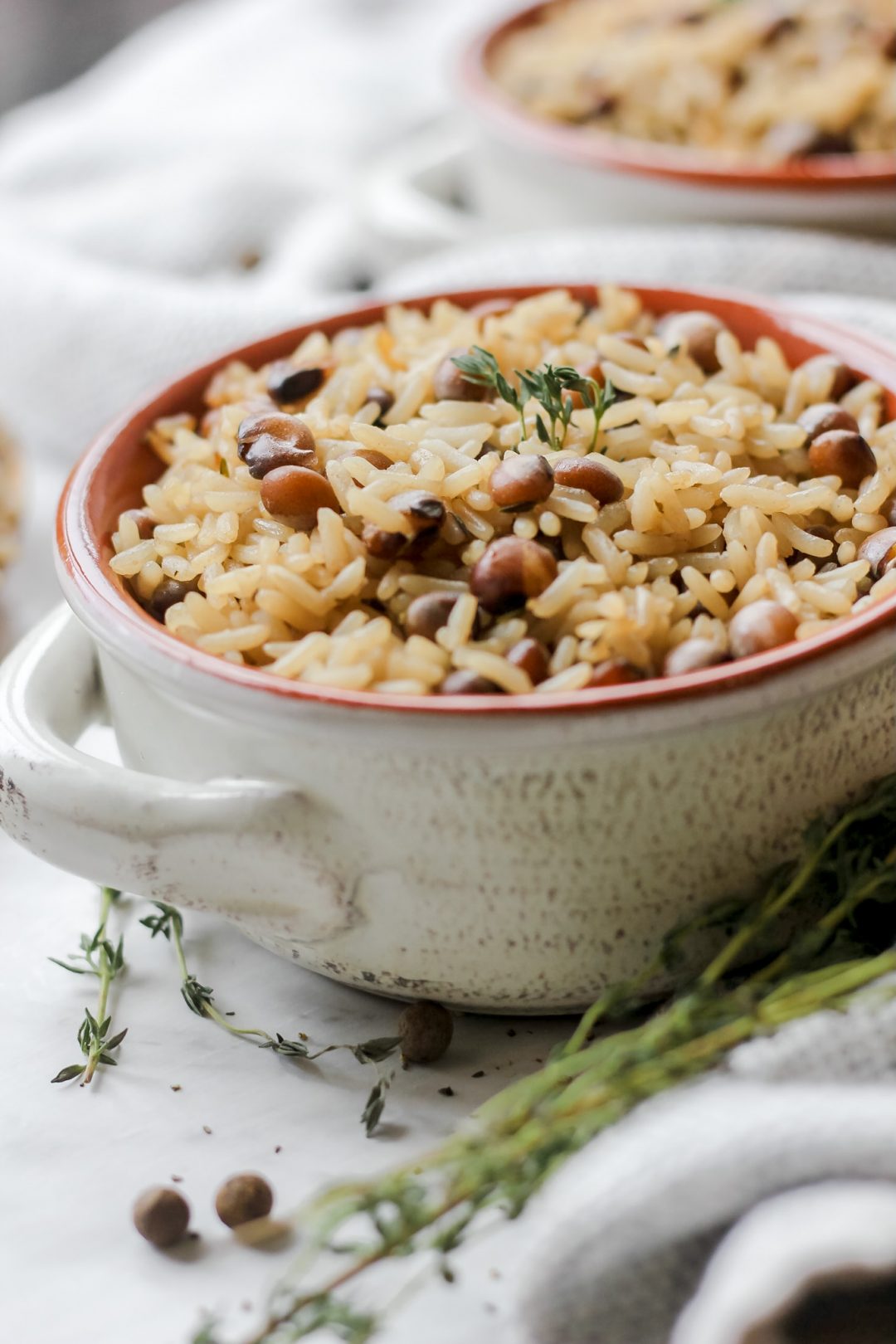 Easy Jamaican Pigeon "Gungo" Peas and Rice - The Seasoned Skillet