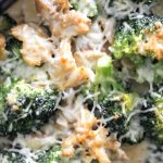 Keto Chicken Broccoli Alfredo Bake