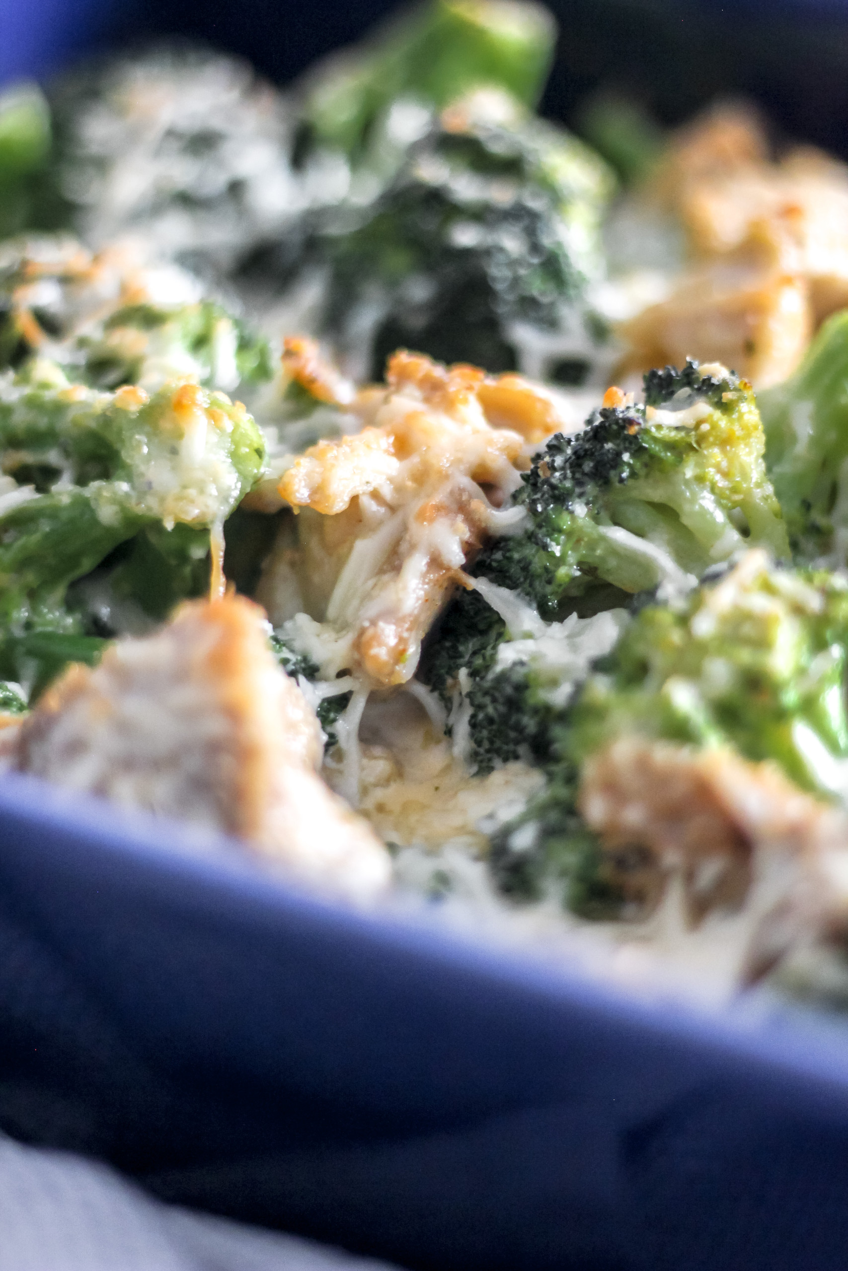 Keto Chicken Broccoli Alfredo Bake The Seasoned Skillet