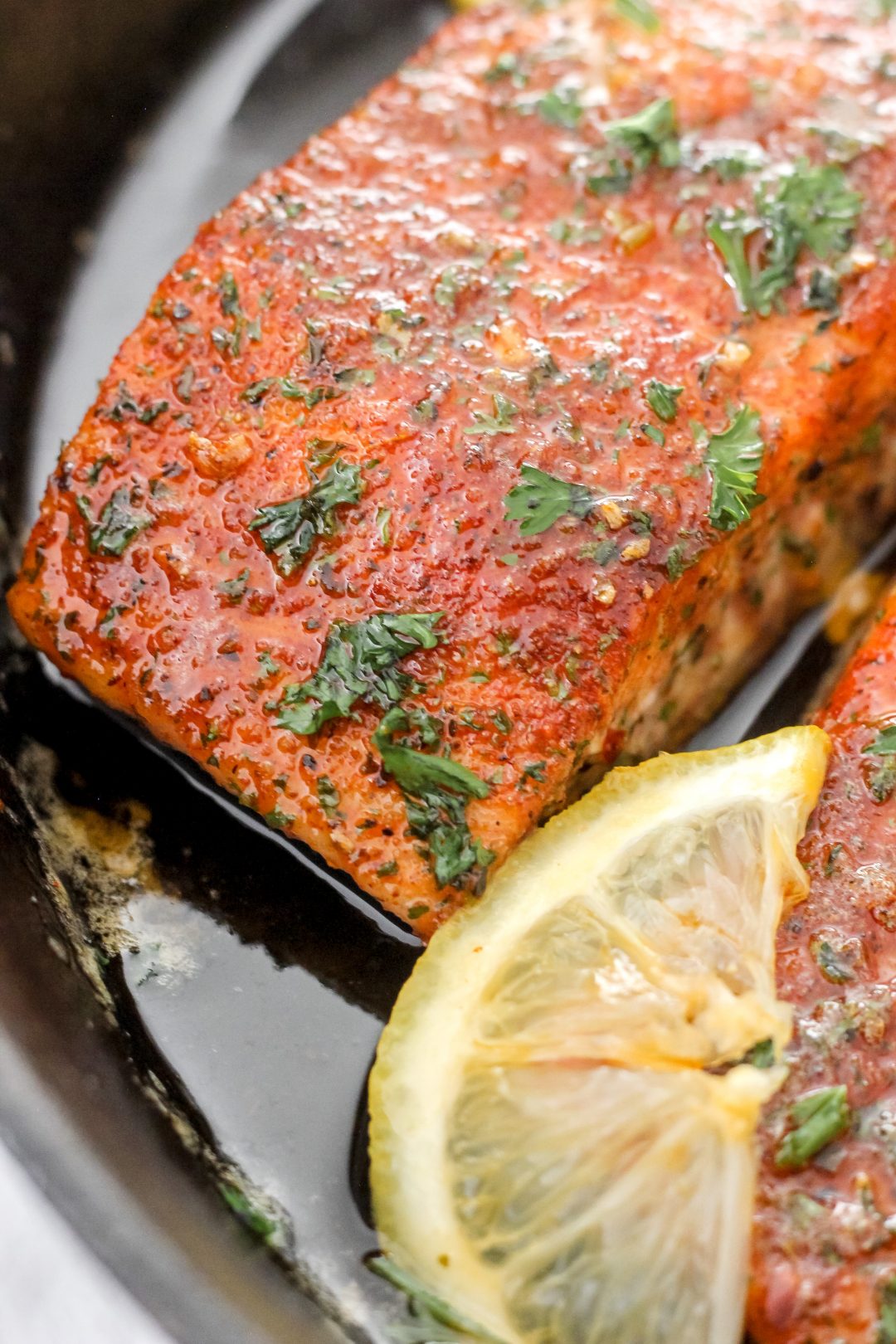 Cajun Honey Butter Salmon - The Seasoned Skillet