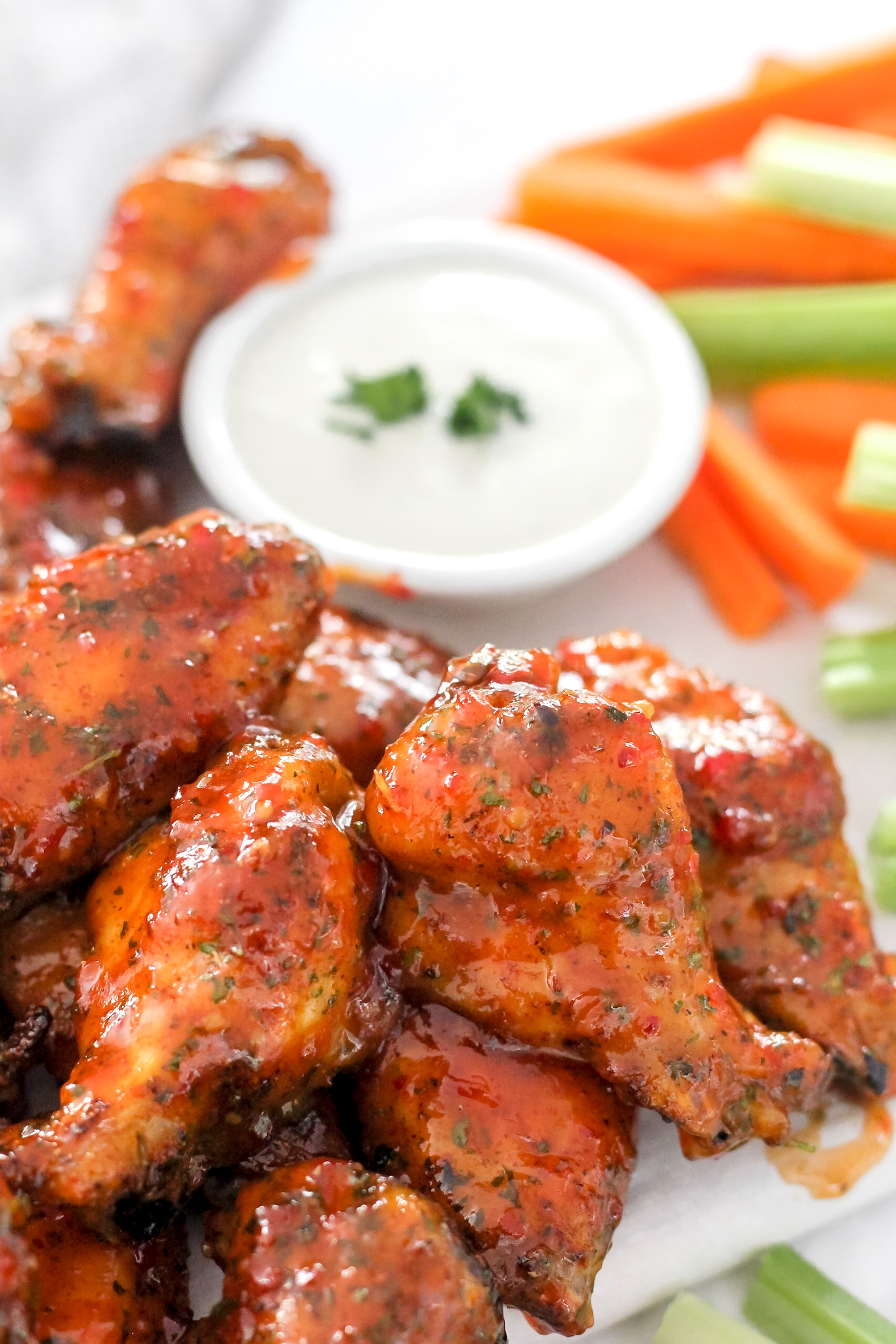 Sweet Ginger Thai Chicken Wings - The Seasoned Skillet