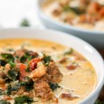 Easy Keto Tuscan Soup Finished Recipe