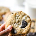 Cookies and Cream Cookies in hand_featured image