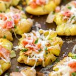 Roasted Garlic & Herb Parmesan Smashed Potatoes_Featured Image
