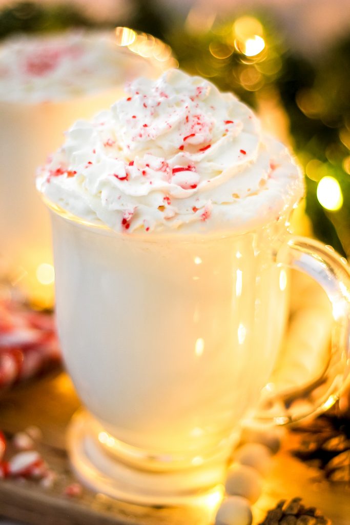 Christmas Peppermint White Hot Chocolate