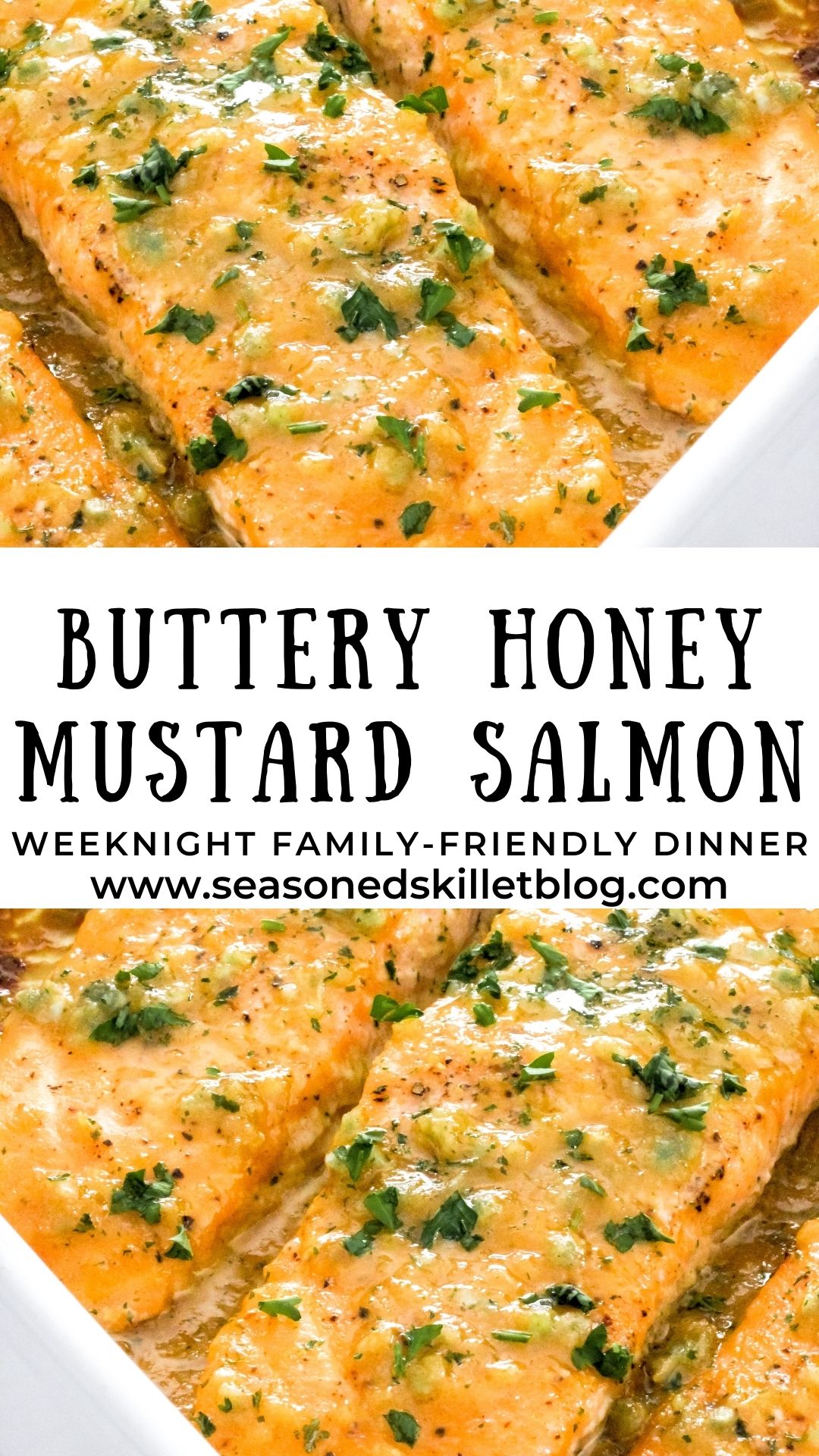 Baked Honey Mustard Salmon - The Seasoned Skillet