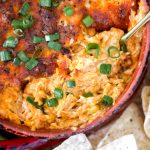 Oven Baked Buffalo Chicken Dip