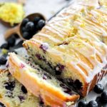 Easy Blueberry Lemon Loaf with Lemon Glaze