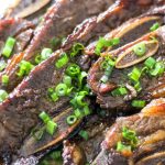 Kalbi (Korean BBQ Short Ribs) with Green Onions