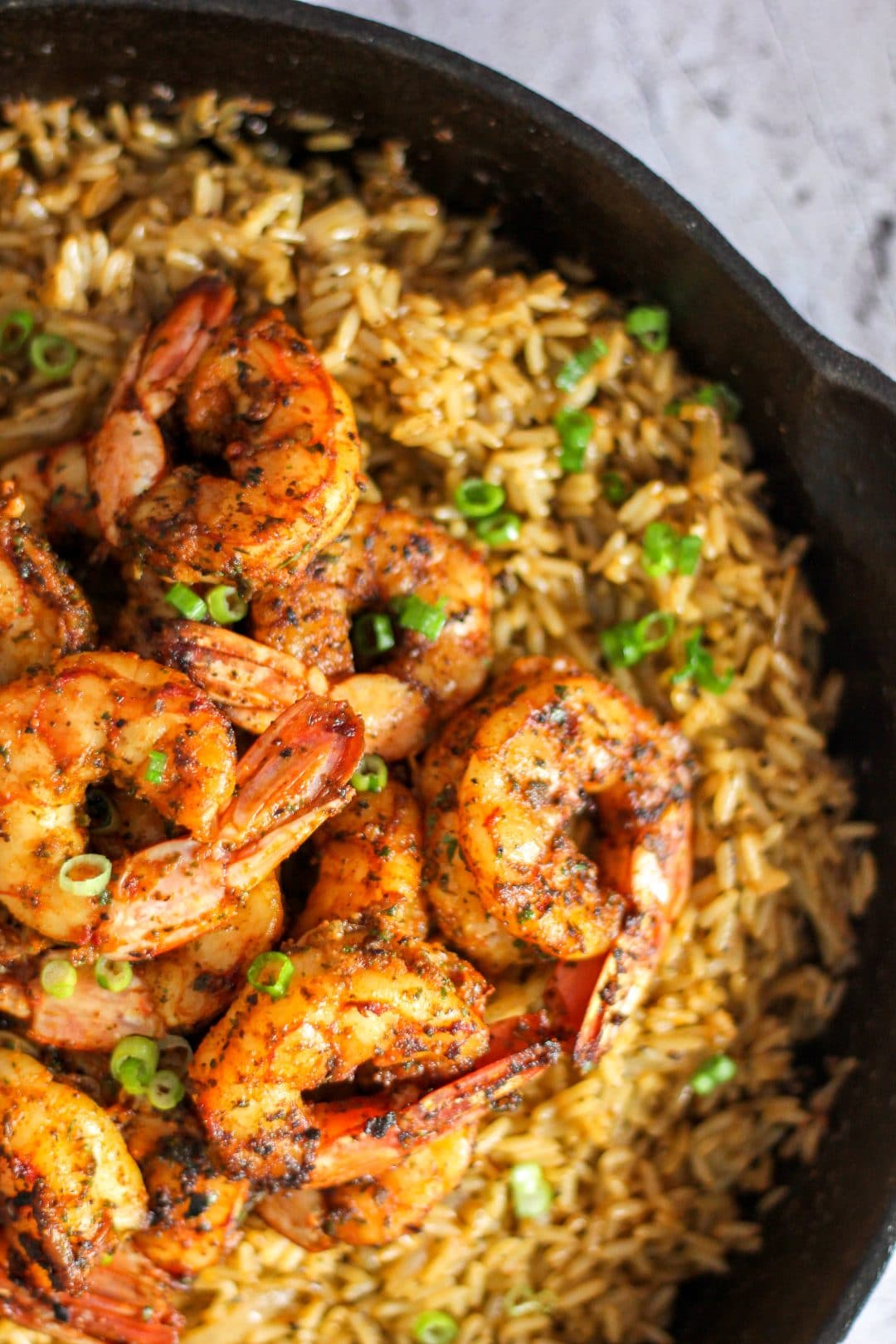 Easy One Pot Cajun Shrimp and Rice - The Seasoned Skillet