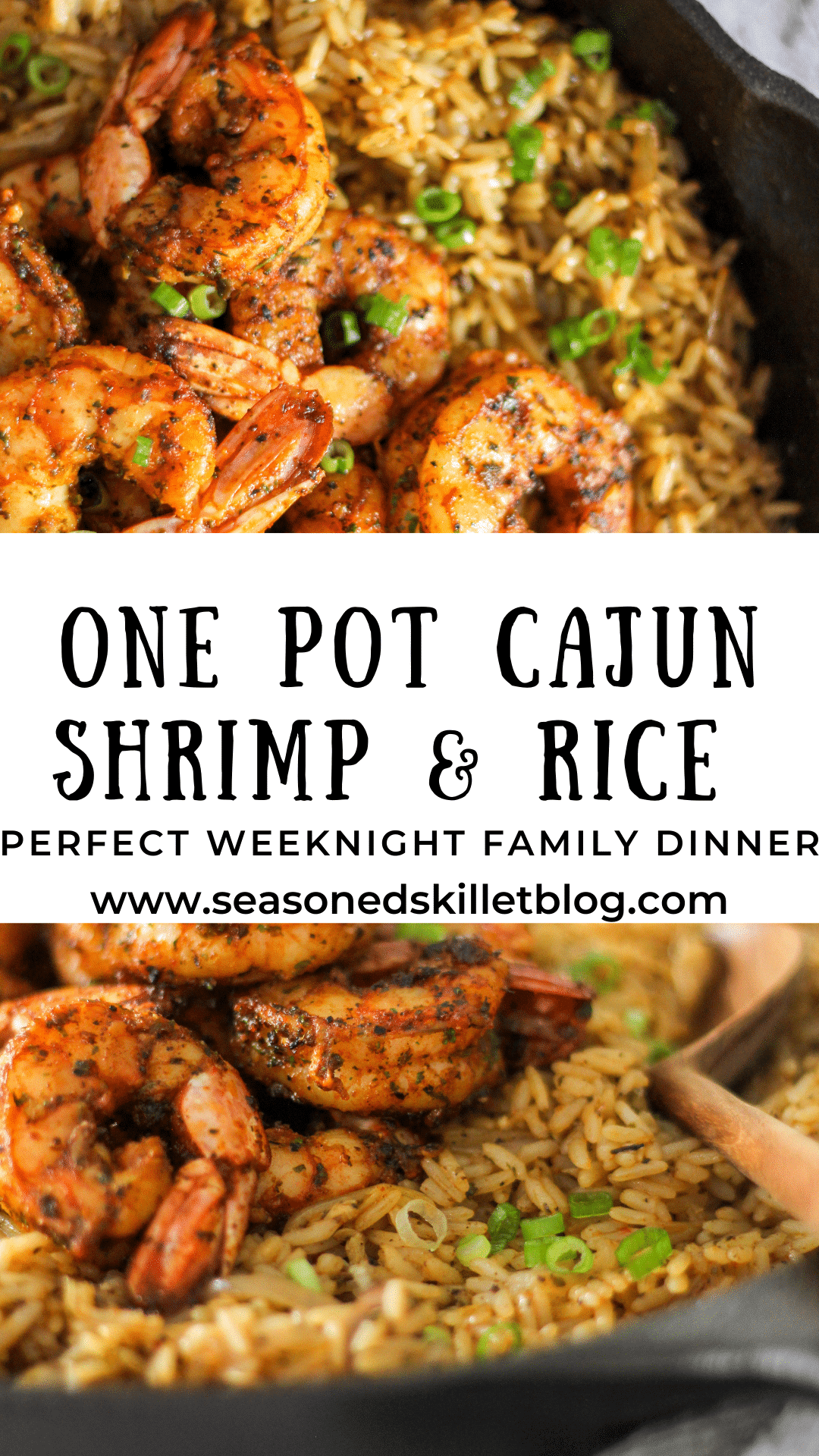 Easy One Pot Cajun Shrimp and Rice - The Seasoned Skillet