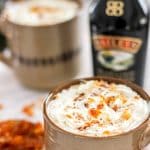 baileys salted caramel hot chocolate.