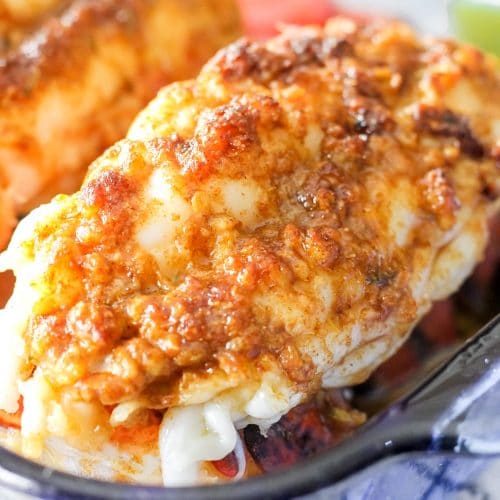 Cajun Garlic Butter Lobster Tails - The Seasoned Skillet