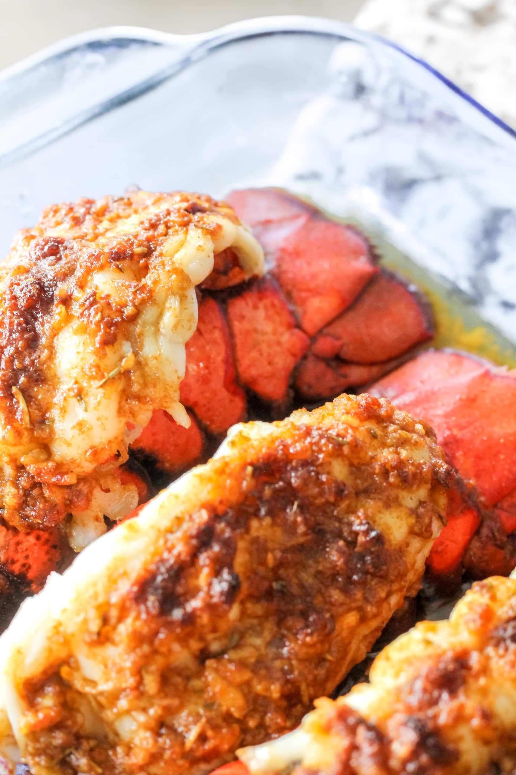 Cajun Garlic Butter Lobster Tails - The Seasoned Skillet