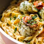 Creamy Tomato Pesto Shrimp Pasta