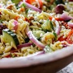 Orzo Salad with Sundried Tomatoes and Feta