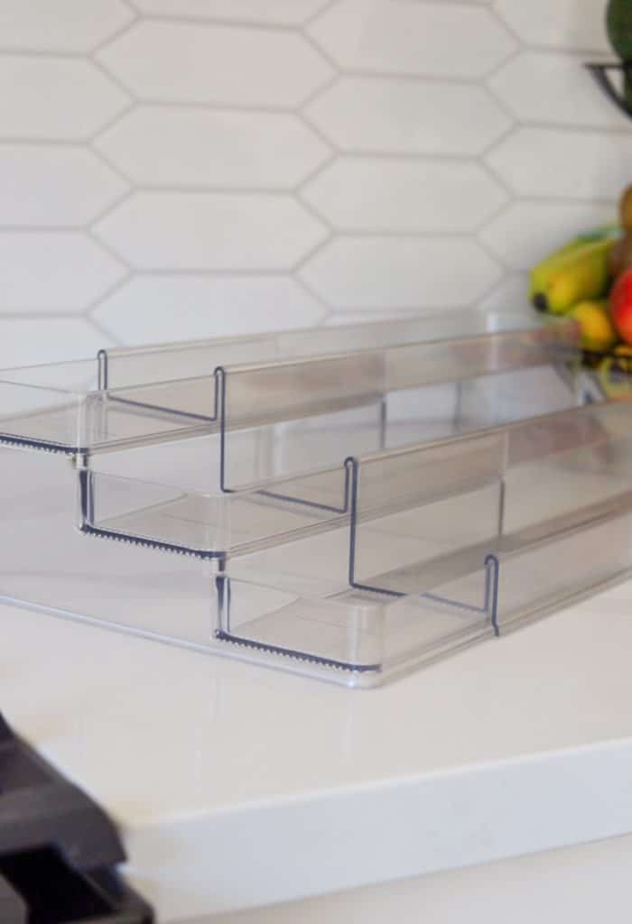 3-Tiered Expandable Spice Rack Organizer on Counter