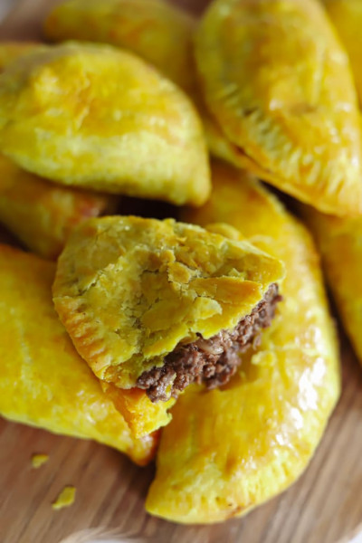 Jamaican Beef Patty - The Seasoned Skillet