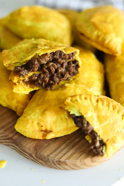 Jamaican Beef Patty - The Seasoned Skillet