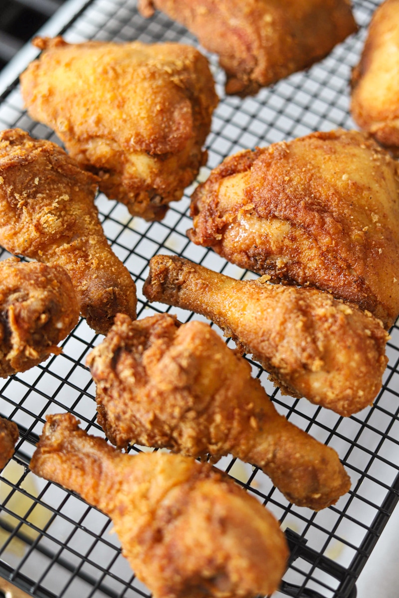 Bar-B-Fried (Barbie Fry) Chicken - The Seasoned Skillet