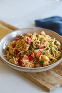 Lobster Pasta With Lemon Butter Sauce - The Seasoned Skillet