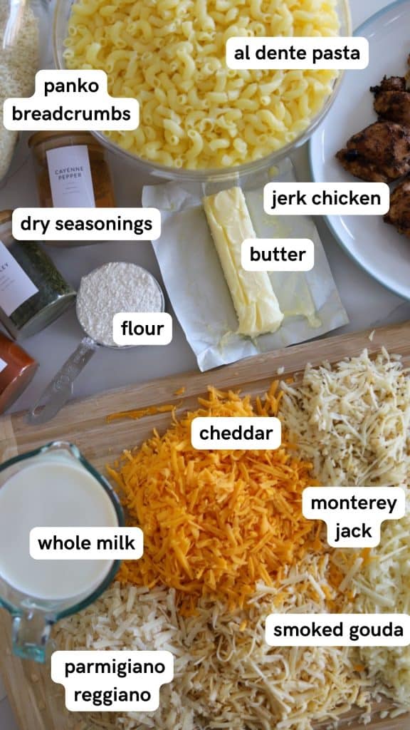 labeled photo of the ingredients.