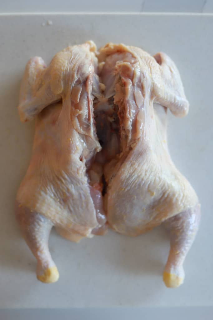 spatchcock chicken.