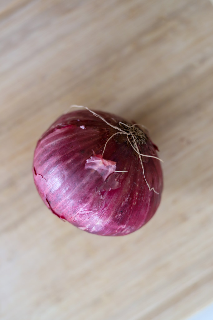 whole red onion. 