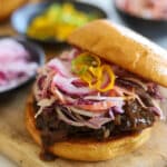 oxtail sandwich.