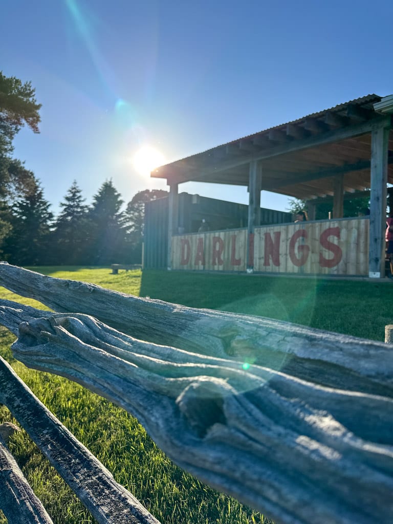 exterior view of Darlings restaurant in Prince Edward County