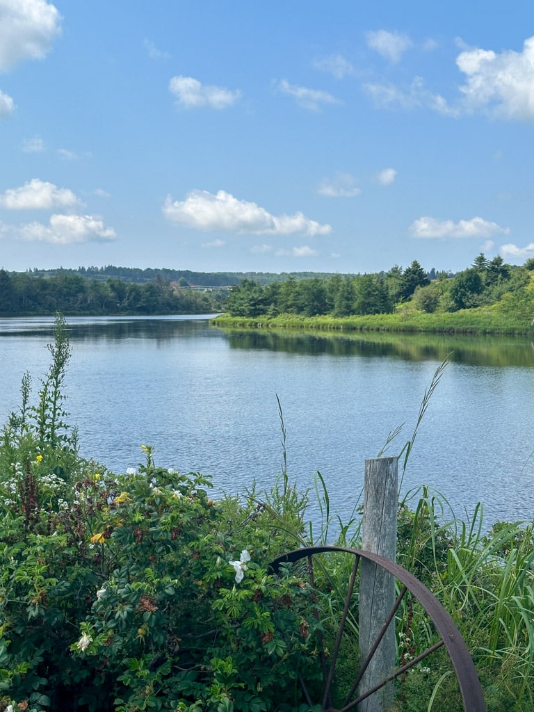 picturesque country side views of prince edward island.