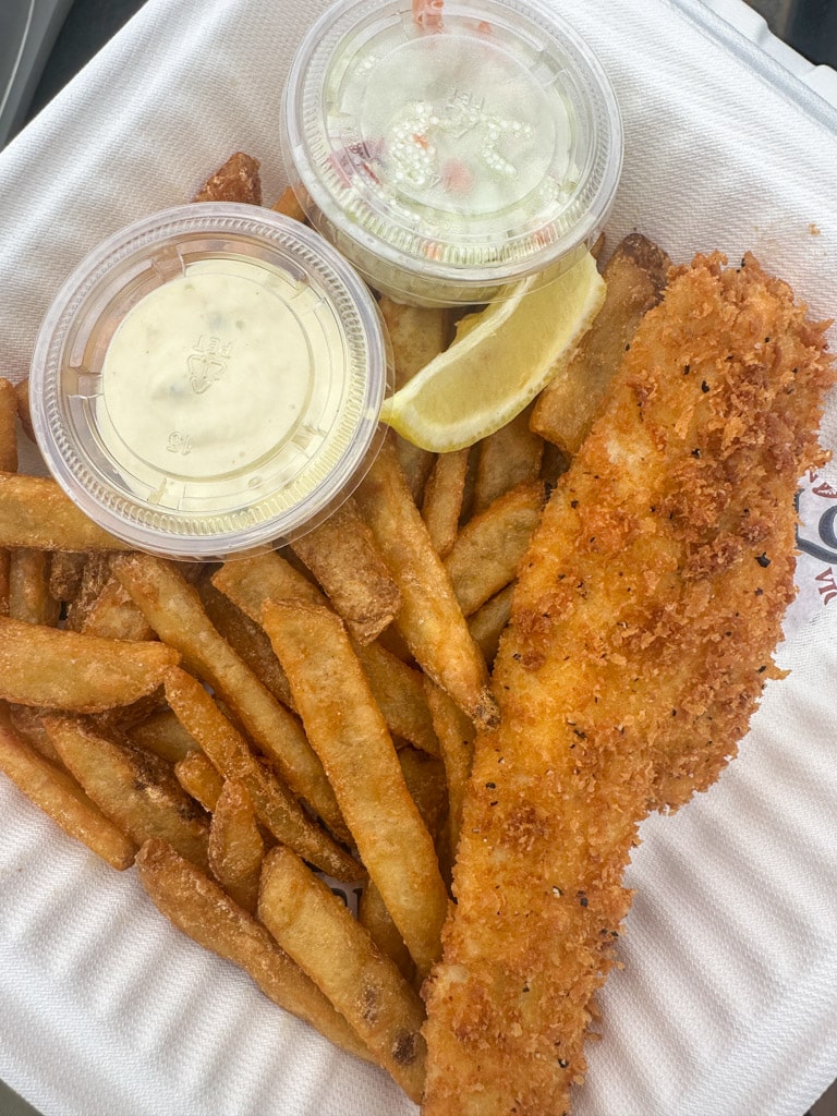 fish and chips from lobster barn.