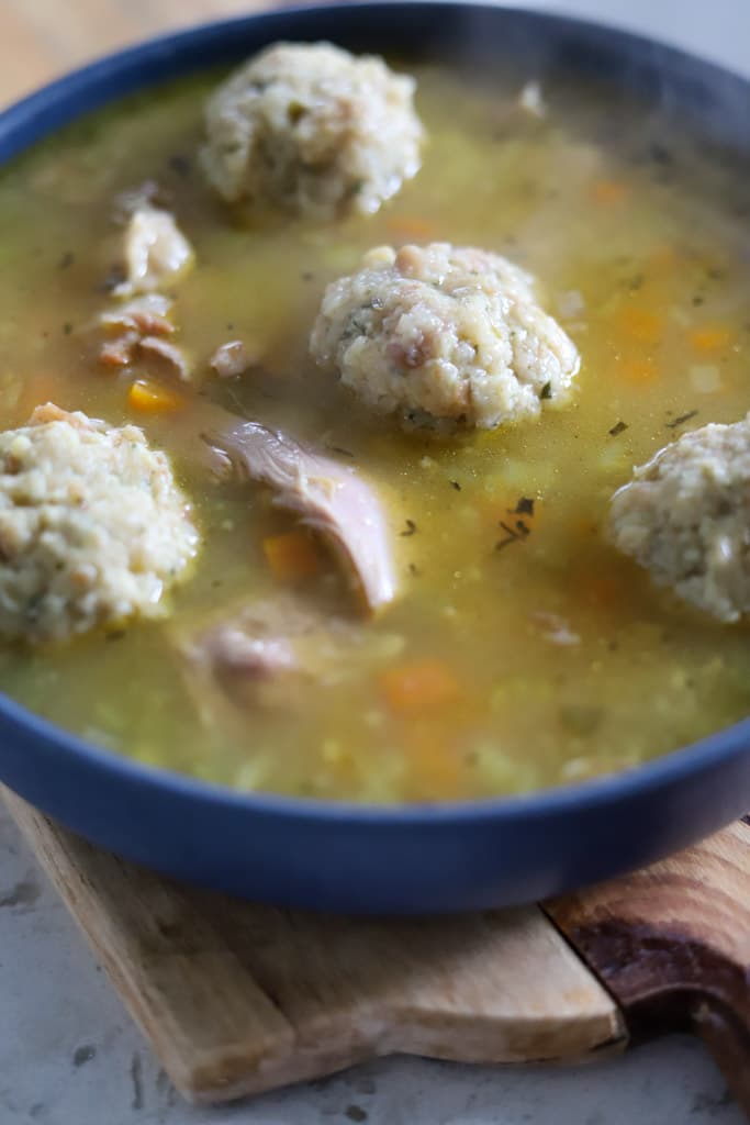 old fashioned turkey and dressing soup Leftover Turkey Soup Recipe