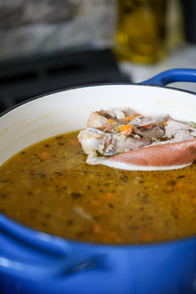 old fashioned turkey and dressing soup Turkey Stuffing Soup - The Seasoned Skillet